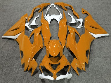 Carenados Moto Kawasaki ZX6R 2019-2022 - Blanco Naranja