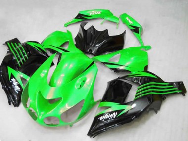 Carenados Moto Kawasaki ZX14R ZZR1400 2012-2024 - Verde Negro Brillante Blanco Ninja