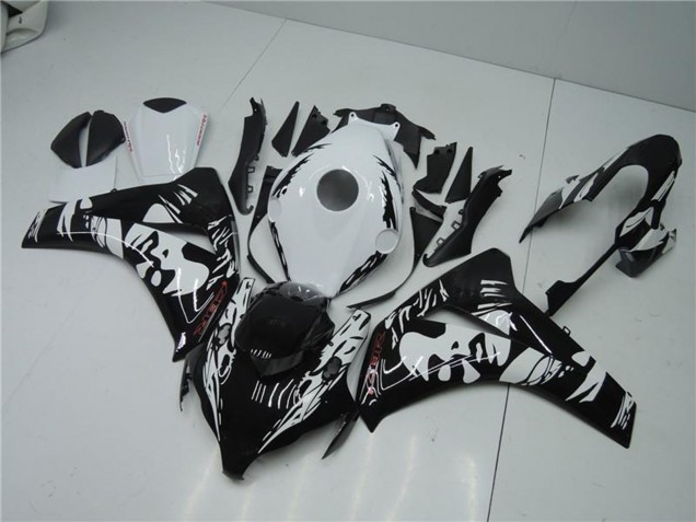 Carenados ABS Honda CBR1000RR 2008-2011 - Blanco Negro Brillante