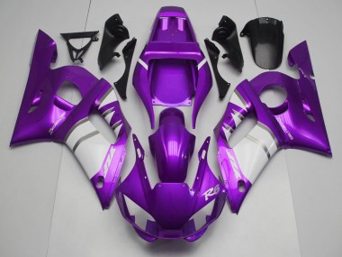 Carenados Moto Yamaha R6 1998-2002 - Púrpura Blanco