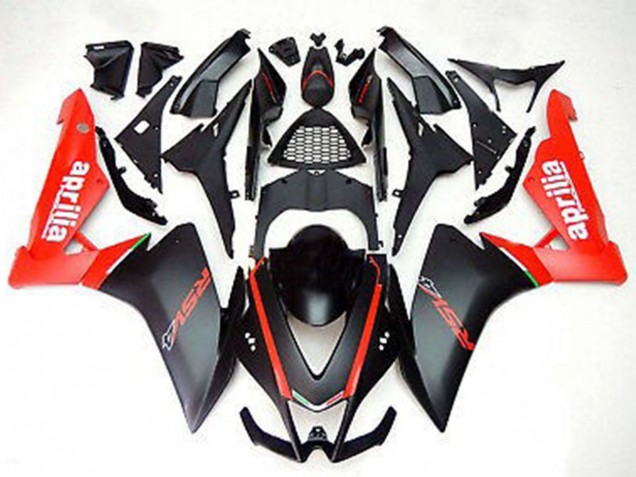 Carenados Moto Aprilia RS4 125 2012-2018 - Rojo Negro Mate