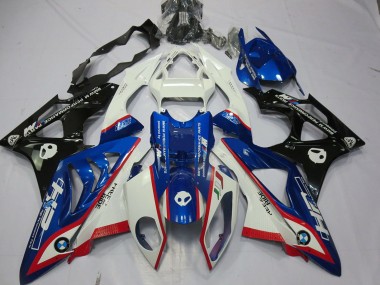 Carenado Moto BMW S1000RR 2009-2014 - Blanco Rojo Azul Negro Brillante HP