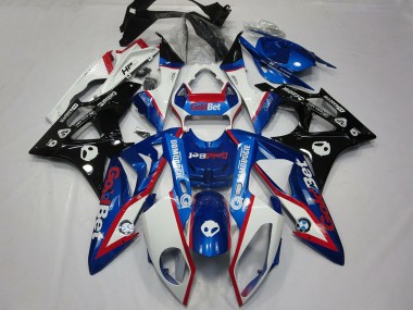 Carenados Moto BMW S1000RR 2009-2014 - Blanco Rojo Azul Negro Brillante OroBet HP
