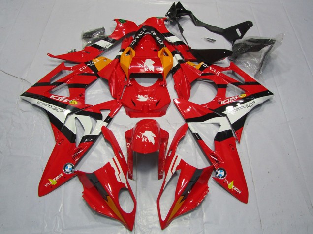 Carenados Moto BMW S1000RR 2017-2018 - Rojo Blanco Negro