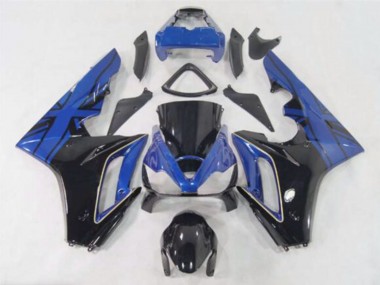 Carenados Moto Triumph Daytona 675 2006-2008 - Azul Negro Brillante