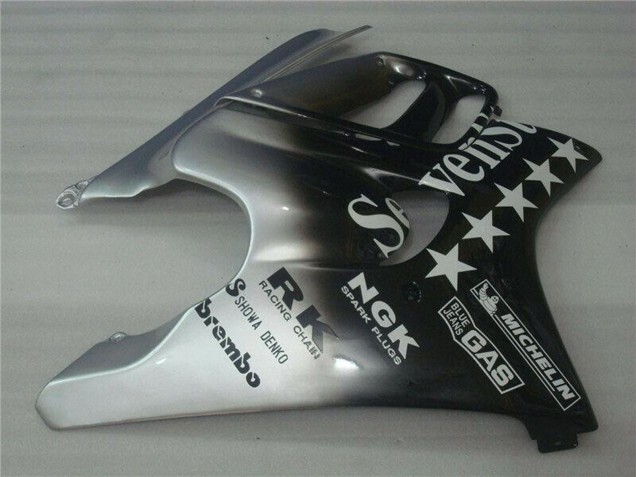 Carenados Moto Honda CBR600 F3 1995-1996 - Plata Negro Brillante SevenStars