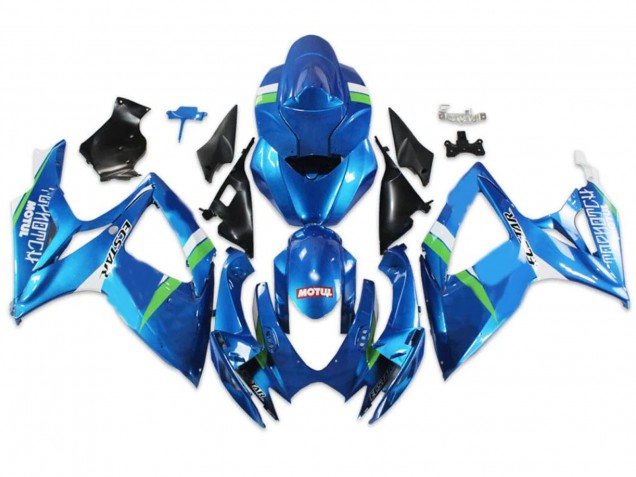 Carenados Moto Suzuki GSXR 600/750 2004-2005 - Azul Verde Blanco