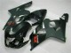 Carenados Moto Suzuki GSXR 600/750 2004-2005 - Negro Brillante Negro Mate Rojo Calcomanía