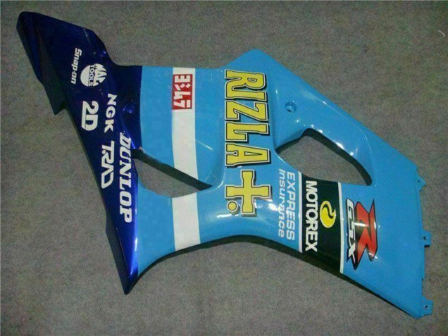Carenados Moto Suzuki GSXR 1000 2003-2004 - Azul Blanco Amarillo Rizla
