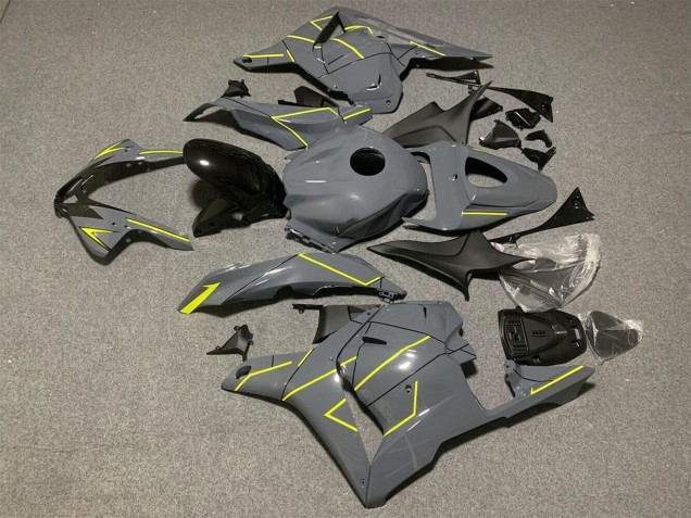 Carenados Moto Honda CBR600RR 2009-2012 - Nardo Gris Oscuro Amarillo