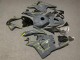 Carenados Moto Honda CBR600RR 2009-2012 - Nardo Gris Oscuro Amarillo