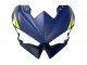 Carenados Moto Kawasaki Ninja 500 EX500R 2024-2025 - Azul Blanco Amarillo Plata Negro