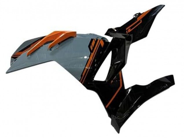 Carenados Moto Kawasaki Ninja 500 EX500R 2024-2025 - Nardo Gris Naranja Negro