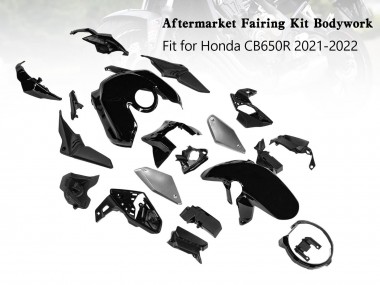Carenados Moto Honda CB650R 2019-2022 - Negro Brillante