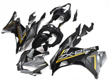 Carenados Moto Kawasaki ZX25R ZX-25R 2019-2025 - Gris Oro Negro Brillante
