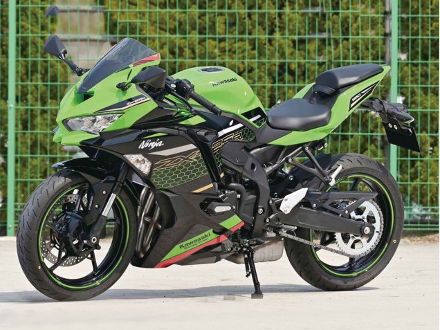 Carenados Moto Kawasaki ZX25R ZX-25R 2019-2025 - Verde Negro Rojo Honeycomb