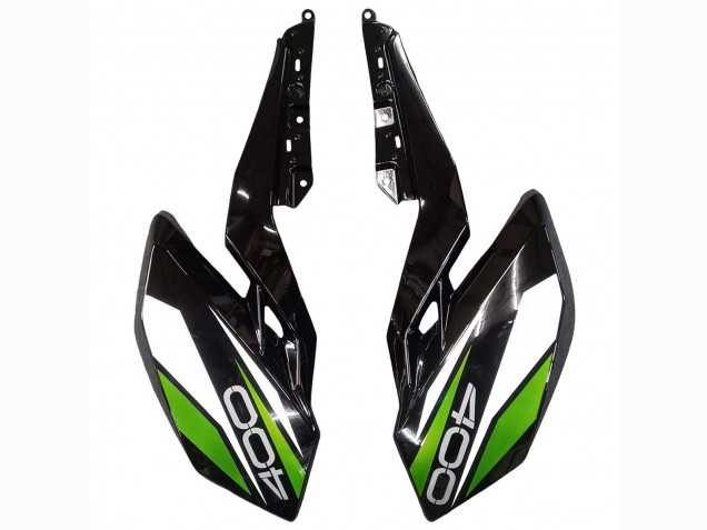 Carenados Moto Kawasaki Z400 2018-2024 - Blanco Negro Brillante Verde