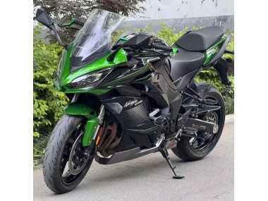 Carenados Moto Kawasaki Z1000SX 2020-2025 - Negro Gris Verde Ninja