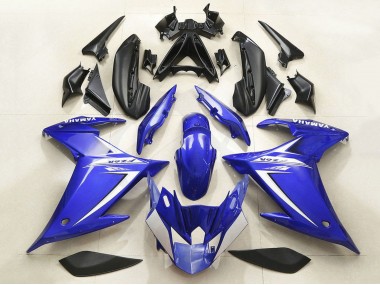 Carenado Moto Yamaha FZ6R 2009-2015 - Azul Blanco