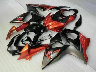 Carenados Moto Suzuki GSXR 1000 2009-2016 - Naranja Negro Brillante