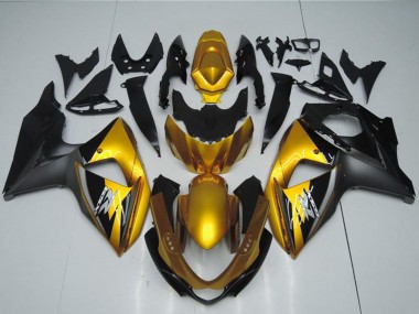 Carenados Moto Suzuki GSXR 1000 2009-2016 - Oro Negro Mate