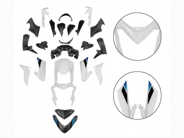 Carenados Moto Suzuki GSX-S 1000 2015-2020 - Negro Blanco