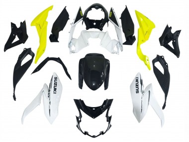 Carenados Moto Suzuki GSX-S 750 2017-2022 - Blanco Amarillo