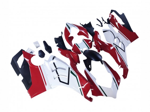 Carenados Moto Ducati Panigale V4 V4S 2020-2021 - Blanco Rojo Verde Negro Mate
