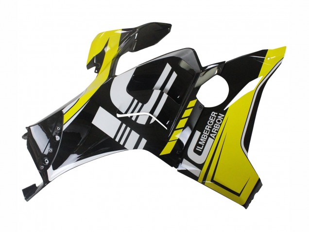 Carenados Moto Ducati Panigale V4 V4S 2020-2021 - Amarillo Blanco Negro Brillante