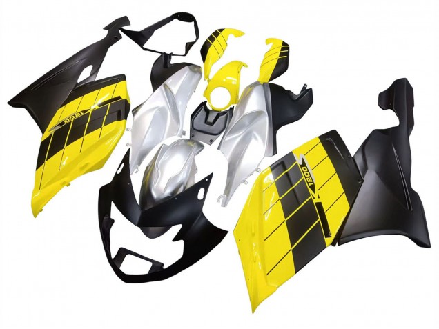 Carenados Moto BMW K1200S 2005-2010 - Amarillo Plata Negro Mate