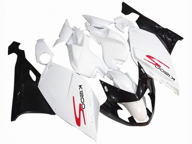 Carenados Moto BMW K1200S 2005-2010 - Blanco Negro Brillante
