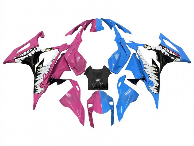 Carenados Moto BMW S1000RR 2019-2022 - Rosa Profundo Azul Tiburón