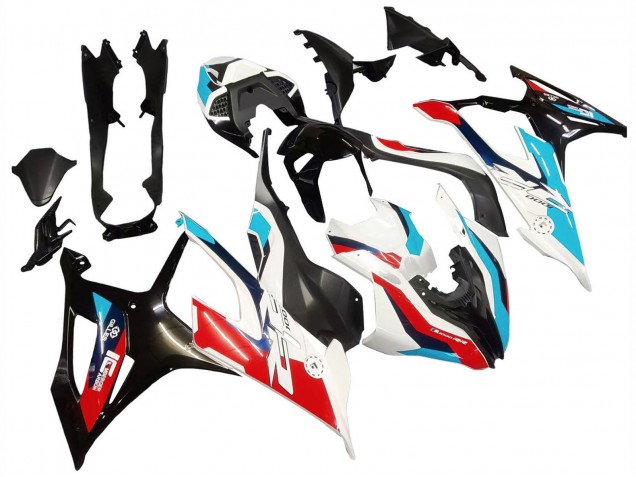 Carenado Moto BMW S1000RR 2019-2022 - Negro Blanco Azul Rojo