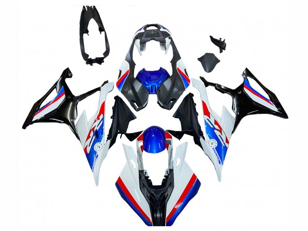 Carenados Moto BMW S1000RR 2019-2022 - Blanco Azul Rojo