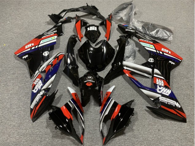 Carenados Moto BMW S1000RR 2017-2018 - Rojo Azul Negro Brillante