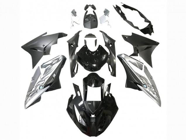 Carenado Moto BMW S1000RR 2017-2018 - Plata Negro