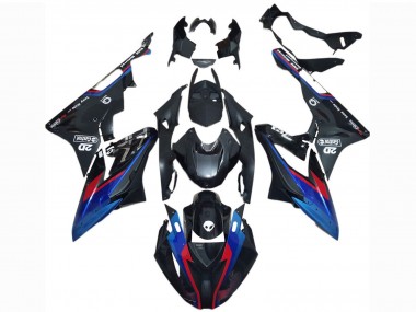 Carenados Moto BMW S1000RR 2017-2018 - Azul Rojo Negro Brillante Castrol