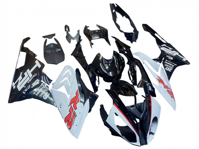 Carenados Moto BMW S1000RR 2015-2016 - Blanco Negro Brillante