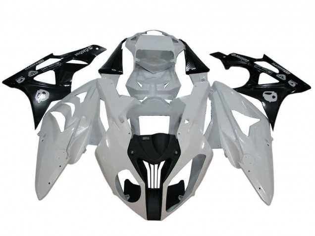 Carenados Moto BMW S1000RR 2009-2014 - Blanco Negro Brillante