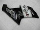 Carenados Moto Kawasaki ZX6R 2005-2006 - Negro Brillante Blanco West