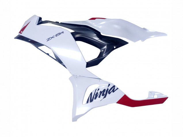 Carenados Moto Kawasaki ZX6R 2023-2025 - Blanco Perla Negro Rojo