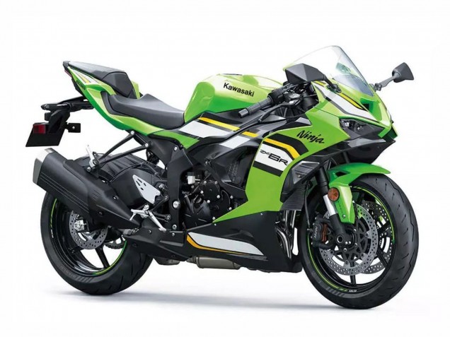 Carenados Moto Kawasaki ZX6R 2023-2025 - Verde Blanco Negro Ninja