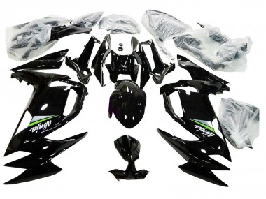 Carenados Moto Kawasaki Ninja 650 EX650 2020-2025 - Negro Brillante Verde