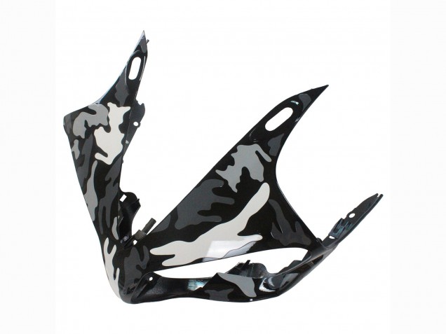 Carenados Moto Yamaha YZF 1000 R1 2007-2008 - Gris Blanco Camouflage Tiburón