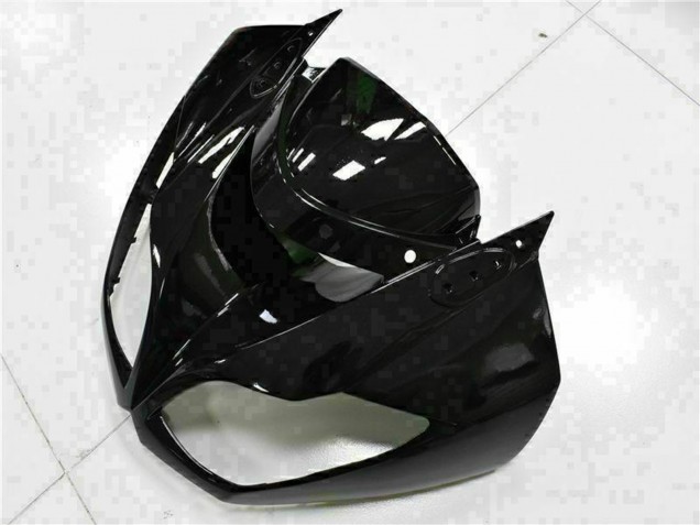 Carenados Moto Kawasaki ZX6R 2009-2012 - Negro Brillante Blanco Ninja