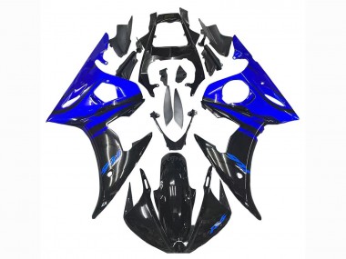 Carenados Moto Yamaha YZF R6S 2006-2009 - Azul Negro Brillante