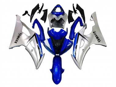 Carenados Moto Yamaha YZF 600 R6 2008-2016 - Plata Azul