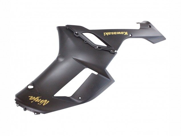 Carenados Moto Kawasaki ZX6R 2007-2008 - Negro Mate Amarillo Logo Ninja