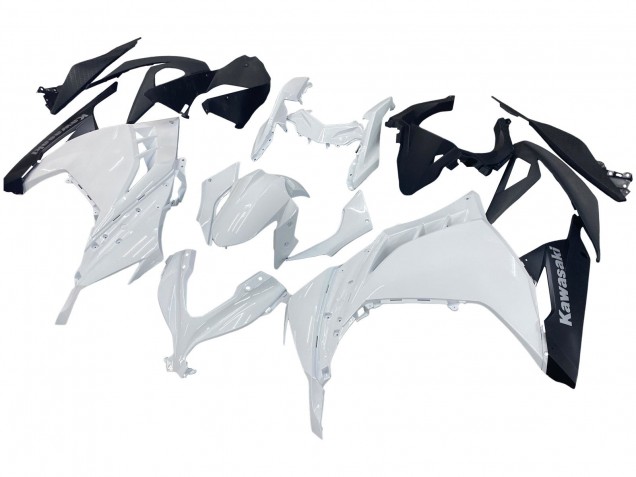 Carenados Moto Kawasaki EX300 2013-2024 - Blanco Negro