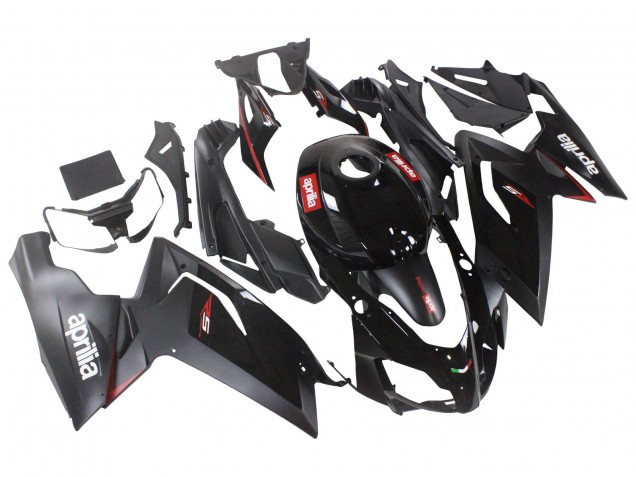 Carenados Moto Aprilia RS125 2006-2011 - Negro Brillante Rojo Blanco Calcomanía